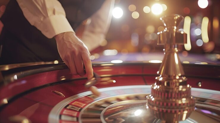 2 bet live-dealer studio with professional lighting and multiple camera angles